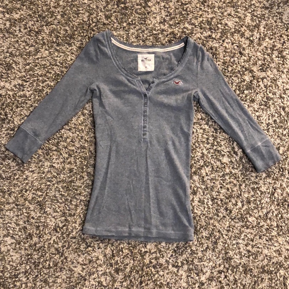 Hollister 3/4 length sleeve